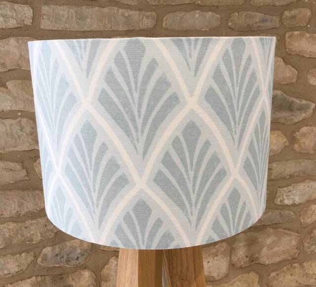 Handmade in Laura Ashley Fabric - Florin-Duck Egg Lampshade - image 1