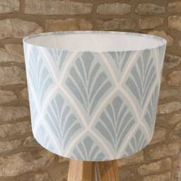 Handmade in Laura Ashley Fabric - Florin-Duck Egg Lampshade - thumbnail 2