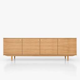 Mid-Century Sideboard, Dresser, Commode, Credenza Made Of Oak Vaneer - Livlo D-S08
