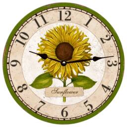 Flower Clock - Sunflower Clock