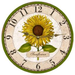 Flower Clock - Sunflower Clock - thumbnail 2