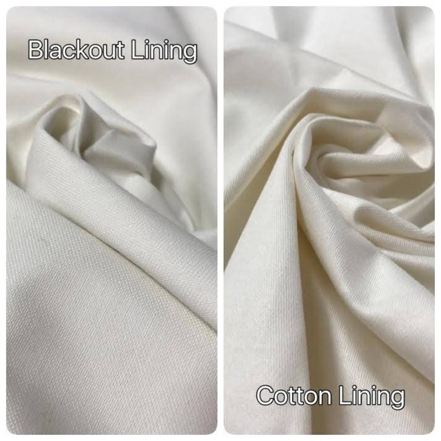 Blackout, Dimout, Sheer Or Cotton Lining