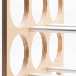 Modern/Contemporary Square Tabletop Wine Rack/Wine Storage - thumbnail 4