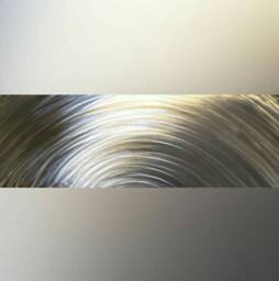Ripples Metal Wall Art, Modern Abstract Art. Silver Only
