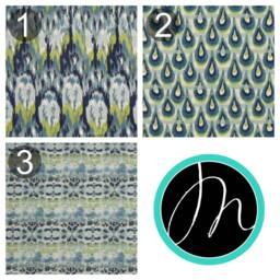 Frost Textured Custom Valances - Premier Prints Birch Blue & Green Window Treatments - Luxury Bedroom Valance Or Kitchen Cafe Panel - thumbnail 2