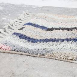 Abstract Berber Runner Rug Colorful Moroccan Wool Hallway Rug - thumbnail 3