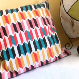 Pillow, Pillow Cover, Colurful Cover, Cushion Cover, Design Fabric, Custom, Decorative Pillow, Unique Design, 16x16 Inch - thumbnail 3