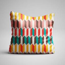 Pillow, Pillow Cover, Colurful Cover, Cushion Cover, Design Fabric, Custom, Decorative Pillow, Unique Design, 16x16 Inch - thumbnail 4