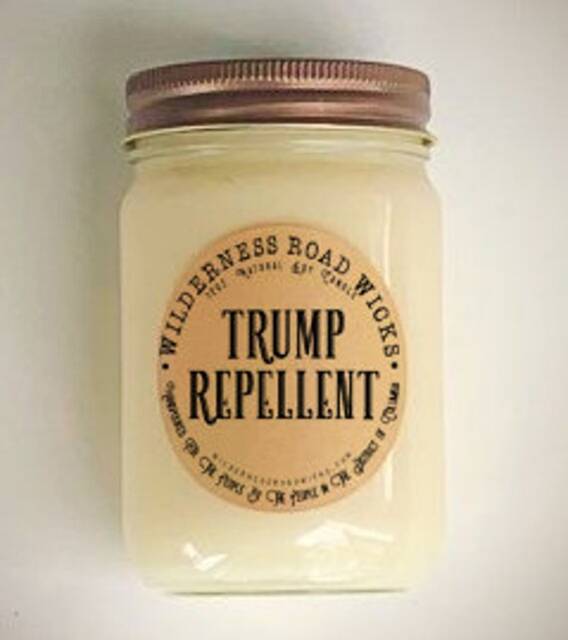 Trump Repellent Soy Candle - Citronella Scent
