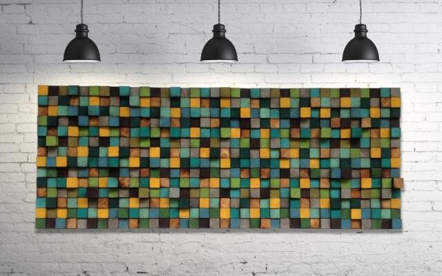 Wood Wall Art - Headbord Installation - image 1