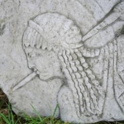 Greek Stone Hanging Plaque - Sparta Roman Grecian Outdoor Statue Decor Garden Ornament Classical Large Gift - thumbnail 3