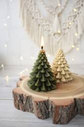 Christmas Tree Candle, Gift Decor, Housewarming Gift, Decorations, Beautiful & Home Decor - thumbnail 1