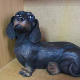 Dachshund Memorial Garden Statue Dog Keepsake Souvenir Sympathy Gift Pet Loss Indoor Outdoor Sculpture Animal Grave Decor Loving Memory - thumbnail 3
