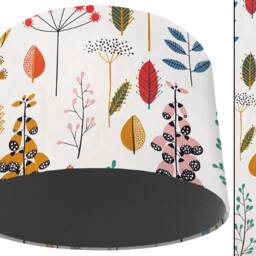 Floral Scandi Lampshade Modern Ceiling Or Table Light Shade - thumbnail 3