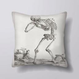 Skeleton- Can Be Customizeable Personlized - Cushion Cover Case Or Stuffed With Insert - thumbnail 1