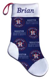 Personalized Mlb Houston Astros Baseball Christmas Stocking Embroidered
