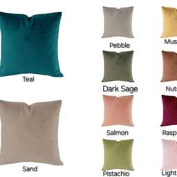 Mustard Yellow Gold Velvet Cushion Cover - Size Choice, Matt Square & Lumbar Pillows - thumbnail 3