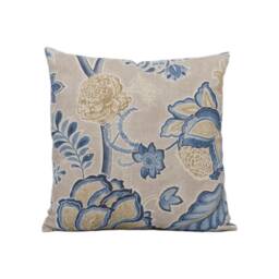 Sanderson - Shalimar China Blue/Linen Cushion Cover Throw Pillow Designer Home Decor - thumbnail 3
