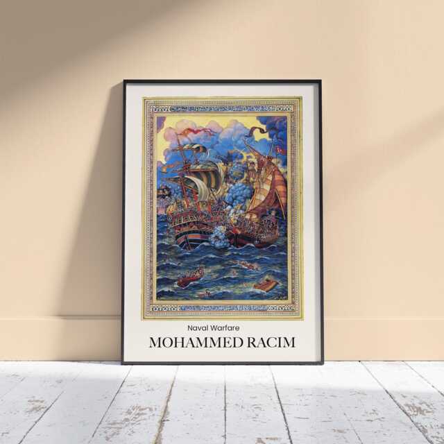 Mohammed Racim Art Print Algerian Artist, Colourful Wall - image 1