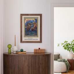 Mohammed Racim Art Print Algerian Artist, Colourful Wall - thumbnail 4