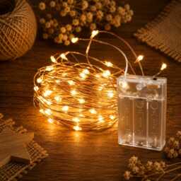 1/2/3/5/10M Fairy String Light, Led Decorative Lights For Bedroom, Wedding, Garden Party, Indoor Outdoor Decor - thumbnail 1