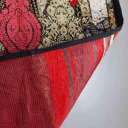 Vintage Indian Wall Hanging Embroidered Patchwork Tapestry - 100x150cm - thumbnail 4