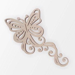 Unfinished Wooden Butterfly Cutout Diy Nursery Wall Decor - thumbnail 3