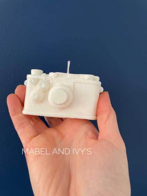 Handmade Soy Wax Candle Photography Gift Camera Photographer Unique Hobby Fragranced - image 1
