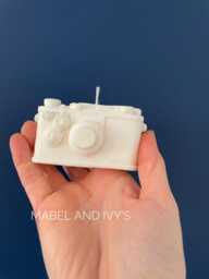 Handmade Soy Wax Candle Photography Gift Camera Photographer Unique Hobby Fragranced - thumbnail 1