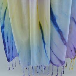 Handmade Towel, Batik Towel, Turkish Peshtemal, 38''x65 - thumbnail 3