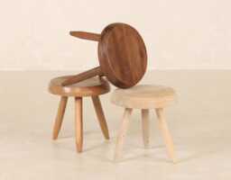 Berger Stool, Perriand Inspired, Milking Stool