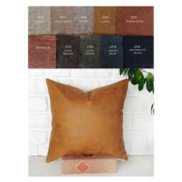 Stone Gray Pillow Cover-Four Vertical Pieces With Decorative Stitches/Modern Scandinavian Homes-1Pcs - thumbnail 4