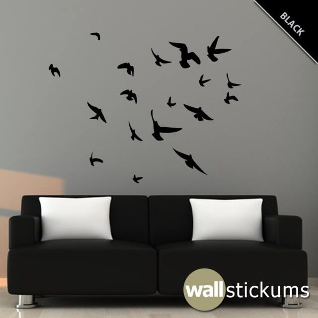 Flock Of Birds Vinyl Wall Decal Home Decor, Art - image 1
