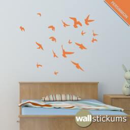 Flock Of Birds Vinyl Wall Decal Home Decor, Art - thumbnail 3
