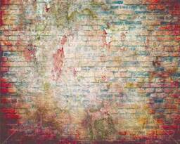 Brick Wall Graffiti Art Wallpaper 255cm - H X 280cm - W 3D Sticker Decor Street Mural Self Adhesive - thumbnail 4