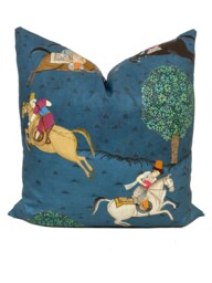 G.p & J Baker Caspian Indigo Double Sided Cushion Cover Pillow - thumbnail 1