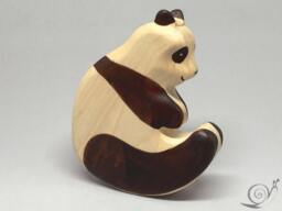 Toy Panda Wooden Black White Colourful Size 14, 5 X 8, 0 2, 5 cm - Bxhxs Approx. 79, 5 Gr