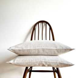 Set Of 2 Stonewashed Linen Pillow Covers, Envelope Shams - thumbnail 1