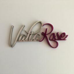 Custom Desk Name & Business Logo Sign - Personalized Laser Cut Calligraphy Office Decor - thumbnail 3