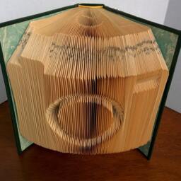Camera- Folded Book Art - Fully Customizable, Camera Silhouette, Photographer - thumbnail 2