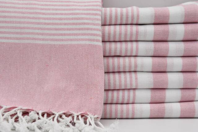 "Light Pink Towel, Turkish Towel, Peshtemal, 40""x83" - image 1