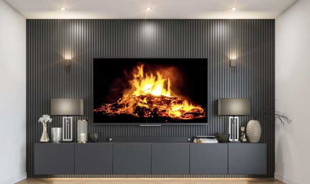 Media Wall Package - 3M Floating Unit Acoustic Panels 2 Lights Led - image 1