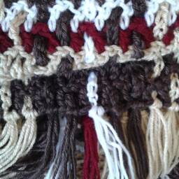 Crochet Plaid Afghan Pattern, Tartan Throw - Digital PDF - thumbnail 3