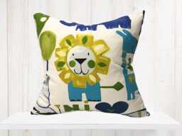 Animals & Alphabet Pillow Cover - Cotton Children's - thumbnail 1