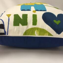 Animals & Alphabet Pillow Cover - Cotton Children's - thumbnail 3