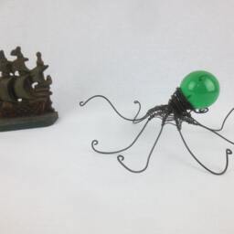 Emerald Green Baby Kraken, Made To Order Octopus - thumbnail 4