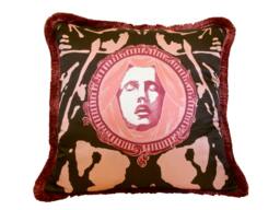 Narcissus Pillow - Blush/Brown - thumbnail 1