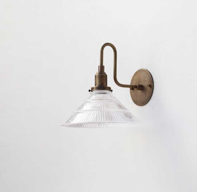 Industrial Wall Sconce Light, Aged Brass Light, Ul Listed, Lj No.0138 - image 1