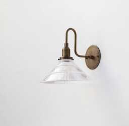 Industrial Wall Sconce Light, Aged Brass Light, Ul Listed, Lj No.0138