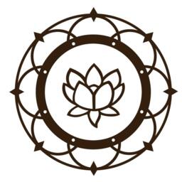 Lotus Flower Vinyl Wall Decal Meditation Room Decor - thumbnail 3